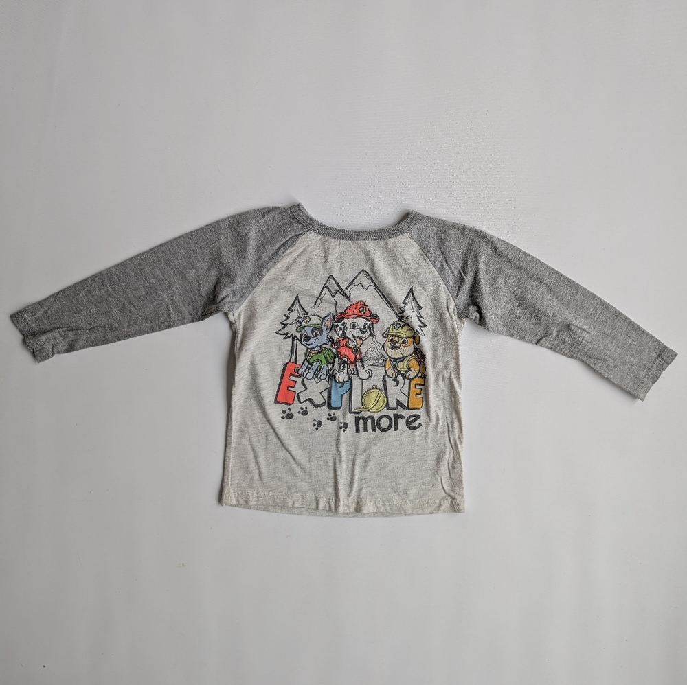 Jumping Beans Gray Adventure Graphic Long Sleeve Tee